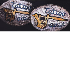 Buckles with Exquisite Turquoise Inlays