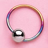 Offset Niobium Ring - 16 Gauge